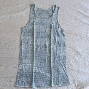 J crew linen racerback tank top